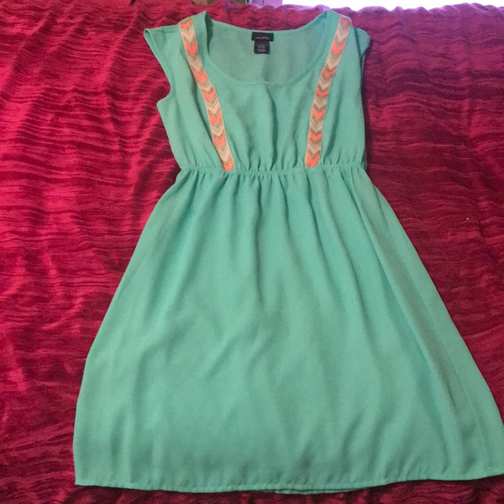 Teal dress